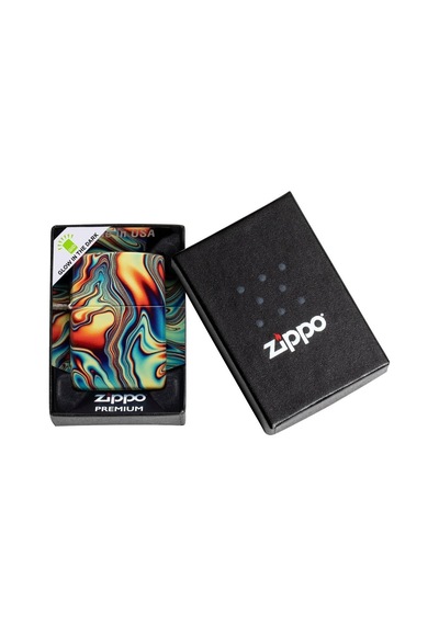 Zippo Çakmak 48612 Colorful Swirl Pattern