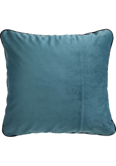Biyeli Kırlent Yastık Kılıfı Akvaryum Mavisi 45 x 45