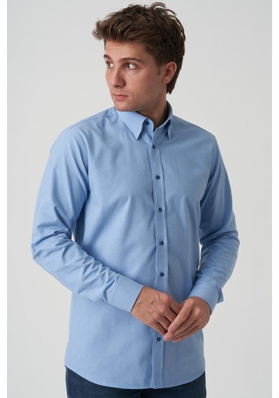 White Stone Câmara De Lobos G2519 Slim Fit Flanel Gömlek Desenli Desenli Çok Renkli