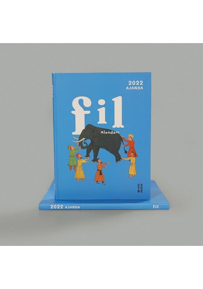 Fil Ajandası 2022 Açık Gri