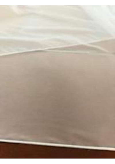 Mutfak Perdesi Çubuklu Briz Perde Sade Düz Tül Petek Dokulu Grek (387497742)
