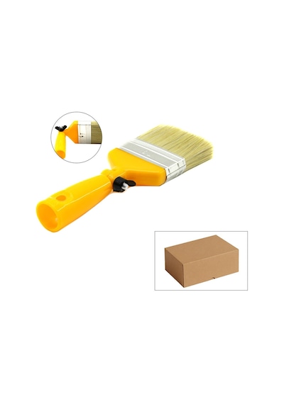 Günsan Boya Fırçası 70mm No-3 040 030 Uzman Robot Sarı Saplı Ayarlı - 12'li Paket