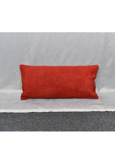 Zehra Abla Halı Yeni El Dokuma Dekoratif Lumbar Kilim Kırlent Yastık Kılıfı 6851 Çok Renkli