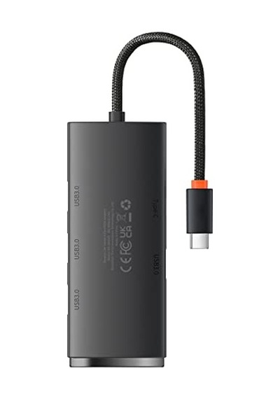 Ayrex Baseus Lite 4in1 Multifonksiyonel Type-c Hub Dock Station Siyah
