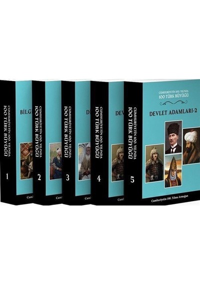100 Türk Büyüğü Takım 5 Cilt / Kolektif