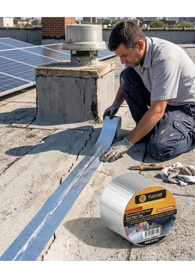 Su Geçirmez Sızdırmaz Tamir Bandı Güçlü Yapışkanlı 72 Mm 2 Metre - Lisinya