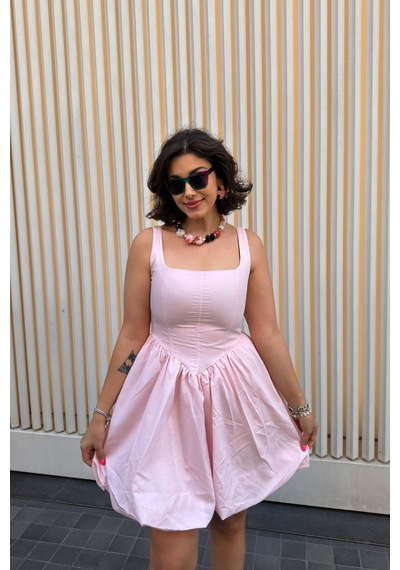 Gigi Wardrobe Barbie Bloom Pembe Elbise Pembe Pembe
