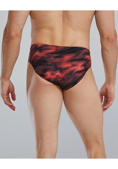 Tyr Durafast Elite Erkek Brief Mayo - Soren Siyah - Kırmızı