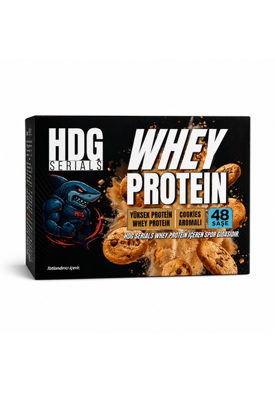 Hdg Serials %100 Whey Protein Cookie Aromalı 48'li Saşe 30 G Protein Kurabiye