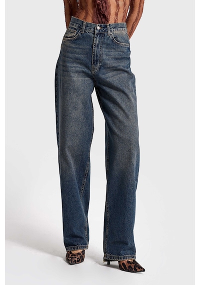 Itsbasic Kadın T.kot Rengi Cindy 2w48 Skater Fir Bol Kesim Denim Jean Kırmızı