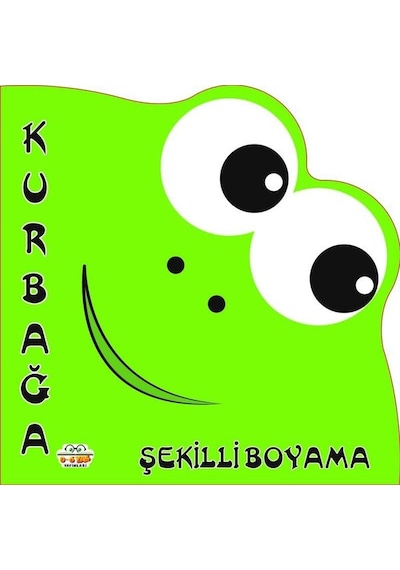 Şekilli Boyama - Kurbağa 0-6 Yaş Yayınları  -  0-6 Yaş Yayınları