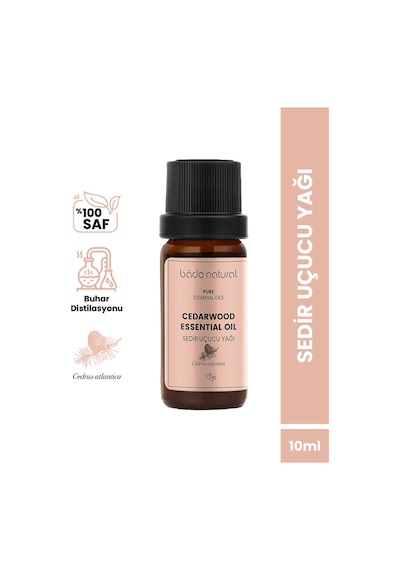 Bade Natural Sedir Ağacı Uçucu Yağı %100 Saf 10 ML