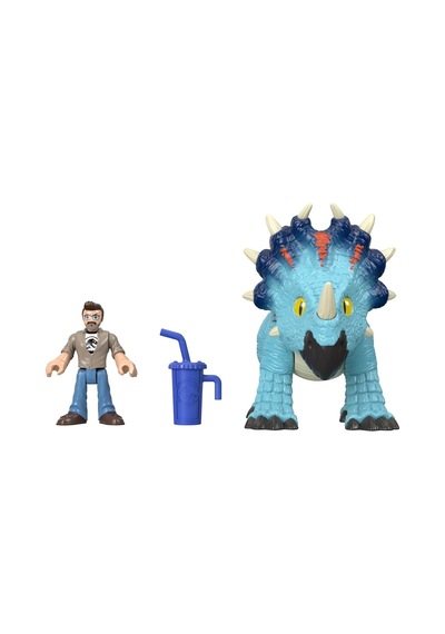 Imaginext Jurassic World Araçlar Pachyrhinosaurus & Lovary Gmr17