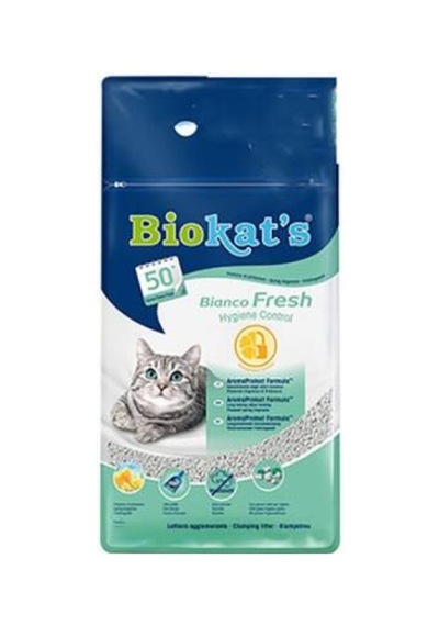 Northcity Biokat S Bianco Fresh Bentonit Topaklanan Kedi Kumu 10 Lt - Ekstra Güçlü Emici Ve Hijyen Kontrolü