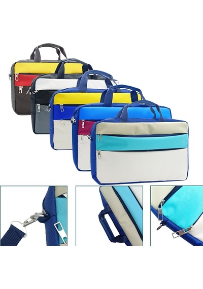 Microcase Honor Pad X8b 11 İnch İle Uyumlu Tablet Macbook Laptop Tablet Çantası 2 Bölmeli Al4821 Krem