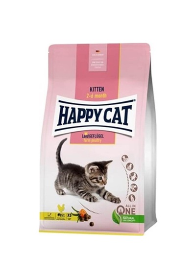 Happy Cat Kitten Kümes Hayvanı Yavru Kedi Maması 4 Kg