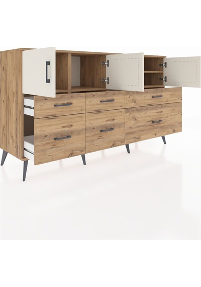 Kronos Konsol 4 Raflı 6 Çekmeceli 4 Kapaklı 176x59x99 Çam-aytaşı/ Çam-aytaşı/çam Kronos Konsol 4 Raflı 6 Çekmeceli 4 Kapaklı 176x59x99 Çam-aytaşı/ Çam-aytaşı/çam