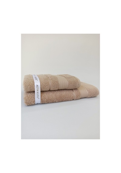 Özdilek Trendy Banyo Havlu Seti- 70x140 Cm+50x90 Cm Bej