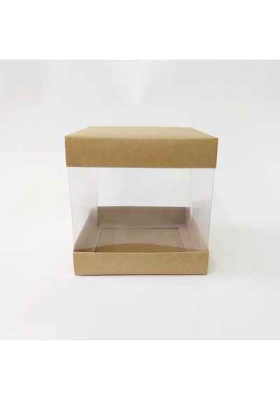 Çift Taraflı Asetatlı Kraft Kutu 15x15x15 Cm 100 Adet Diğer