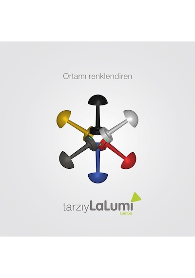 Lalumi Lamba Şarjlı Masa Lambası Siyah Genel
