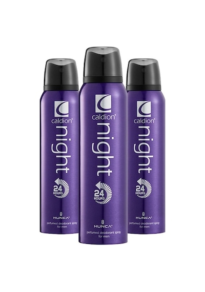 Caldion Night Erkek Sprey Deodorant  3 x 150 ML