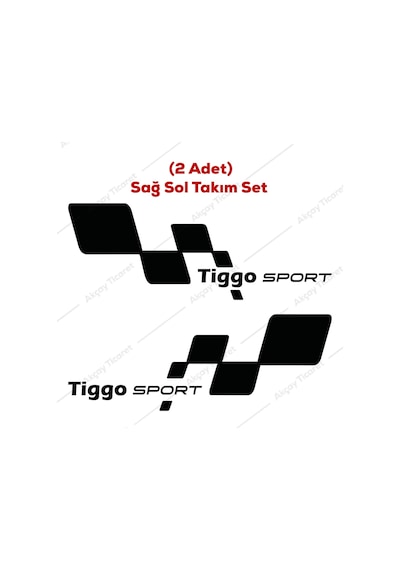 Chery Tiggo Sticker Tiggo Araç Sticker Tiggo Oto Sticker