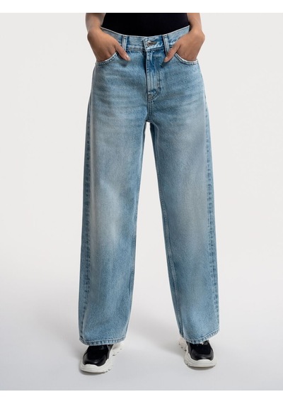 LOFT Wide Leg Regular Fit Kadın Pantolon Lf2036260 Q1.v1 Denim