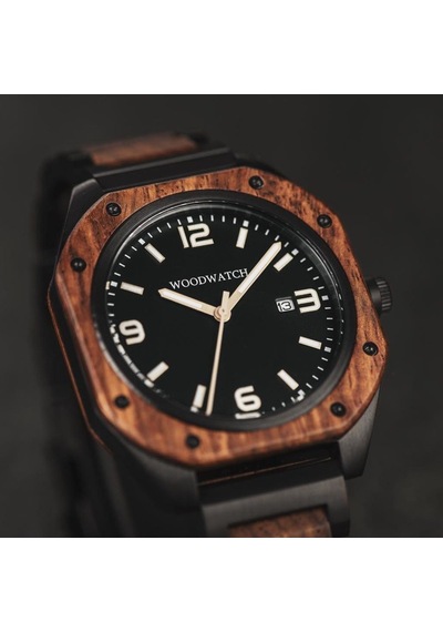 Woodwatch Zbr-al-wh1 Ww-rg-1kbbs Alpha Ahşap Erkek Kol Saati 41 Mm