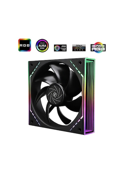 Thermalright Tl-m12 Argb 120mm Siyah Kasa Fanı