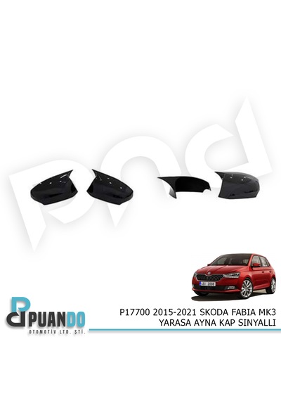 2015-2021 Skoda Fabıa Mk3 Yarasa Ayna Kapağı Sinyalli