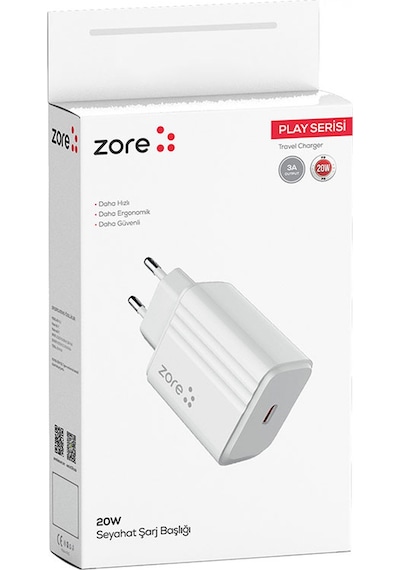 Ariatech Play Serisi Pl2 20w Pd Seyahat Şarj Aleti - Beyaz Beyaz
