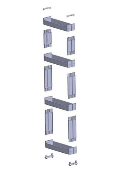 Slim Organizer 4 Katlı Plastik Banyo / Mutfak Düzenleyici Raf Antrasit 49,5 14 101 Cm Antrasit Slim Organizer 4 Katlı Plastik Banyo / Mutfak Düzenleyici Raf Antrasit 49,5 14 101 Cm Antrasit