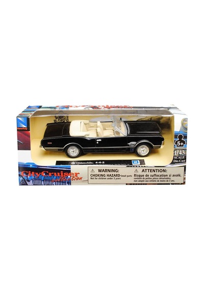 Newray 1966 Olsmobile 4-4-2 Siyah 1 43 Model Araba