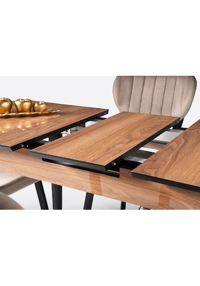 Melisa Mdf Highgloss Açılır Mutfak Masası 60x100 001