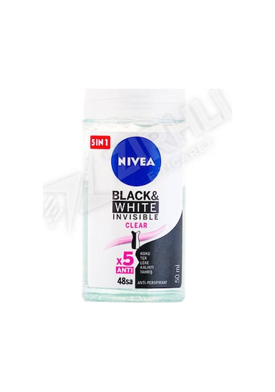 5 Adet Nivea İnv. B&w Clear Kadın Roll-on 50 Ml