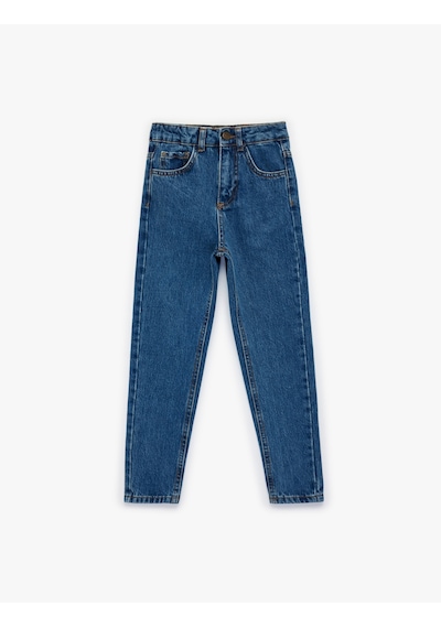 Koton Pamuklu Beli Ayarlanabilir Lastikli Jean Pantolon Dark Indıgo 6skb40010td Koyu İndigo Koton Pamuklu Beli Ayarlanabilir Lastikli Jean Pantolon Dark Indıgo 6skb40010td Koyu İndigo