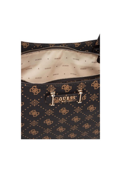 Guess Carrie Logo Kadın El Ve Çapraz Çanta Hwgp9898220 Kahve