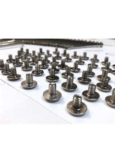 7 CM Dosya Klasör Menü Kartela Vidası Nikel Inox Renk 100 Adet