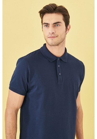Ac&Co / Altınyıldız Classics 4A4820200047LaaXL Düğmeli Polo Yaka Cepsiz Slim Fit Erkek Tişört Lacivertvert Lacivert Ac&Co / Altınyıldız Classics 4A4820200047LaaXL Düğmeli Polo Yaka Cepsiz Slim Fit Erkek Tişört Lacivertvert Lacivert