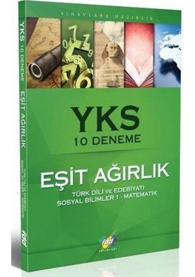 Yks Eşit Ağırlık 10 Deneme - Fdd Yayınları