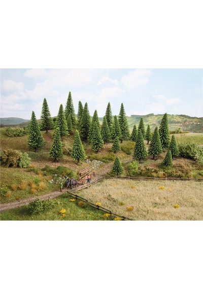 Noch 26925 Kavak Ağaçları, 10 Adet, 5-14 Cm. Diorama Malzemesi