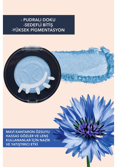 Yves Rocher Tekli Far-20.sedefli Bebek Mavisi-2g- Vegan 20 Sedefli Bebek Mavisi