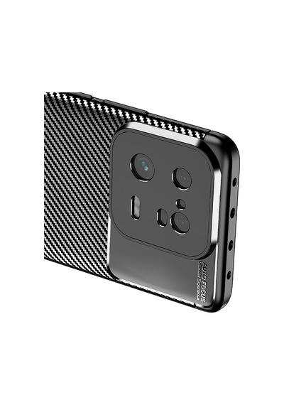 Xiaomi Mi 13 Pro Kılıf Zore Negro Karbon Tasarım Silikon Kılıf