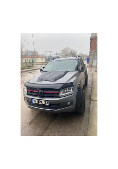 Volkswagen Amarok 2010-2017 Uyumlu Ön Kaput Scoop 1 Parça Abs Mat Siyah