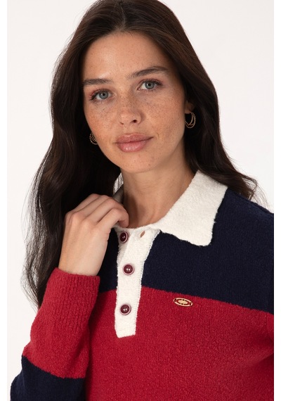 U.s. Polo Assn. Kadın Bordo Kazak /triko 50310034-vr014 Bordo
