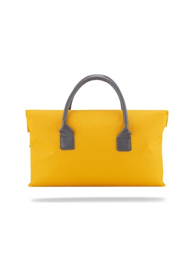 Classone Byn-el008 Wtxpro Su Geçirmez Kumaş 13-14 İnch Bayan Laptop, Notebook, Apple Uyumlu MacBook Air El Çantası- Tote Bag - Sarı