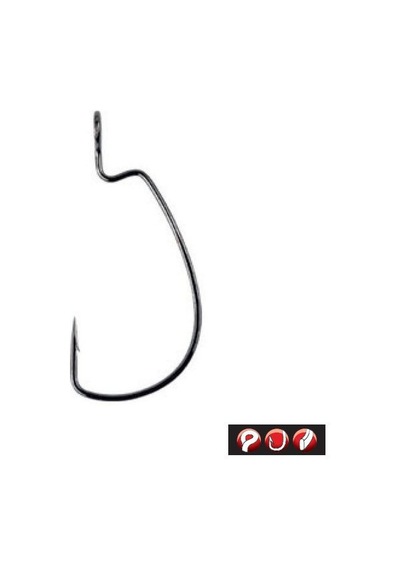 Gamakatsu Worm 330 Bottom Jigging No:2/0 Siyah Olta İğnesi 5adt
