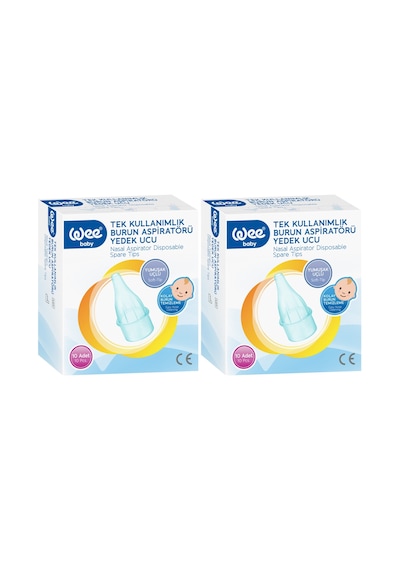 Wee Baby Burun Aspiratörü Nasal Yedek Ucu 20 Adet (2Pk*10)