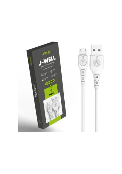J-well 3.0a Micro Hızlı Şarj Ve Data Kablosu 100cm