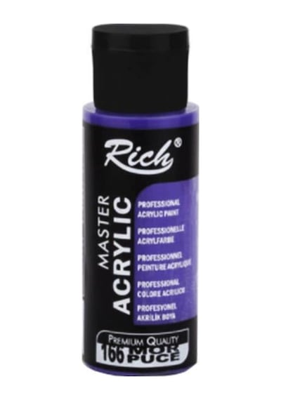 Rich Master Akrilik Boya Mor 60Cc